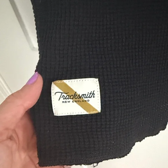 Tracksmith Black Textured Knit Top - Picture 2 of 4